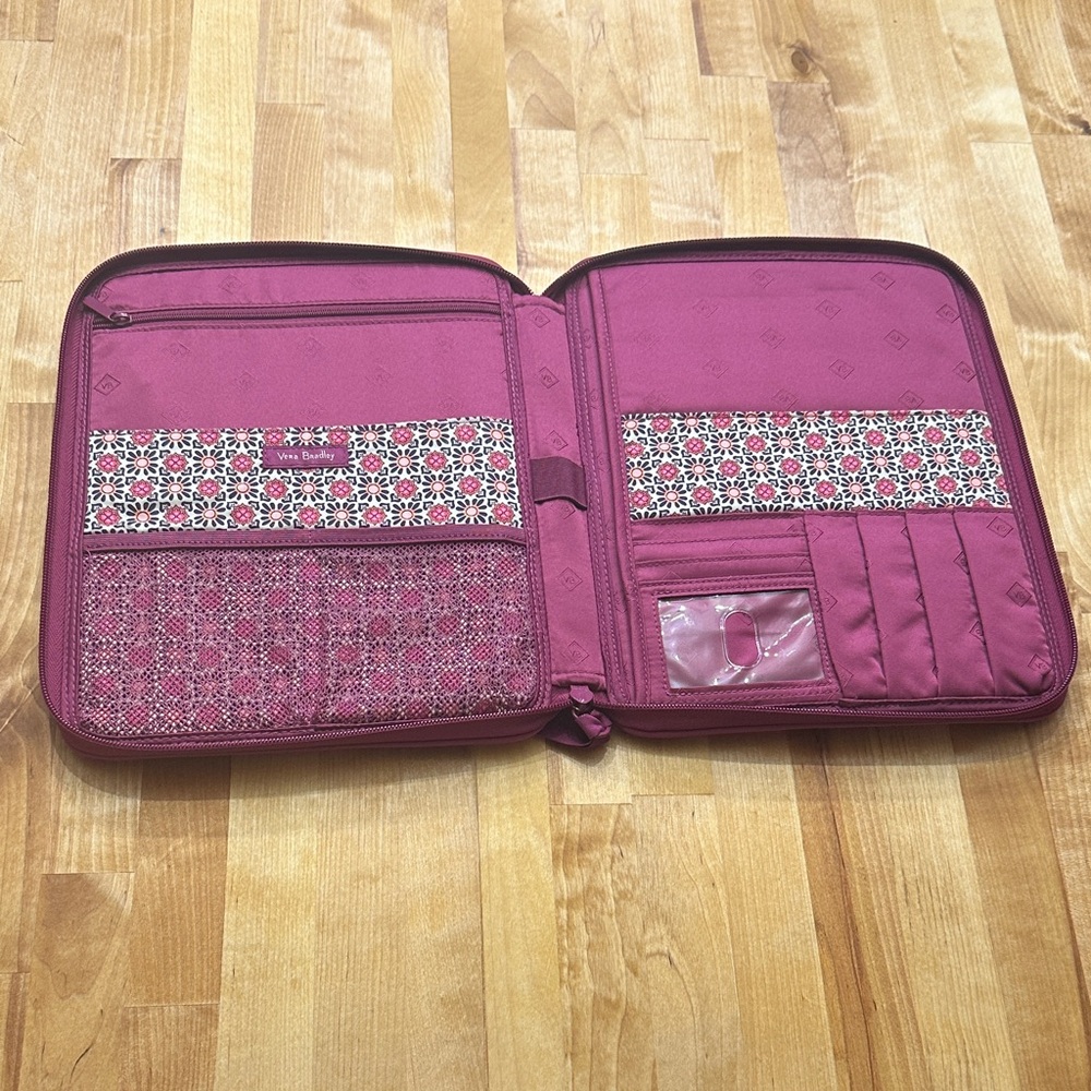 Vera Bradley Raspberry Floral Tablet Sleeve